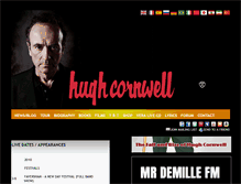 Tablet Screenshot of hughcornwell.com